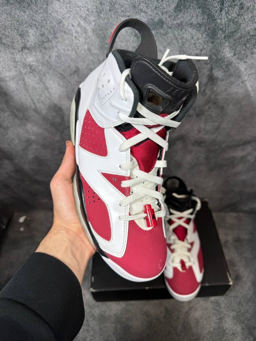 Size 8.5 | Jordan 6 Carmine With Box | Pre-Owned